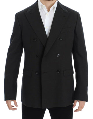 Dolce & Gabbana Blazers IT48 | M / Brown / Material: 88% Wool, 12% Silk Elegant Slim Fit Double Breasted Blazer