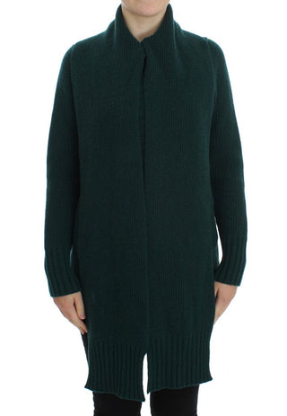 Dolce & Gabbana Clothing Elegant Green Cashmere Cardigan Sweater