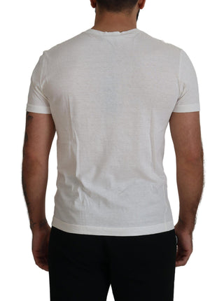 Dolce & Gabbana Clothing White / IT46 | S White D&G YES! THANKS! Tee Cotton T-shirt