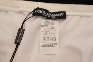 Dolce & Gabbana Clothing White / IT48 | M White Polyester Trousers D.N.A. Milano Pants