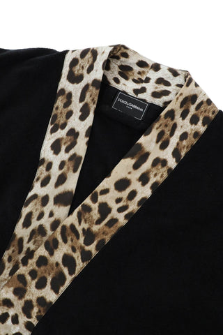 Dolce & Gabbana Lifestyle leo print bathrobe