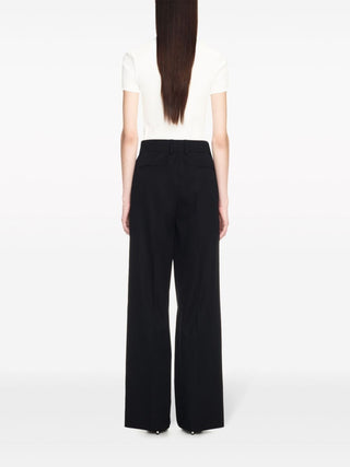 Off White Trousers Black