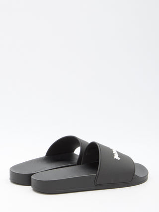 Monogram Rubber Slide Sandals