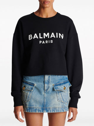 Balmain Sweaters Black