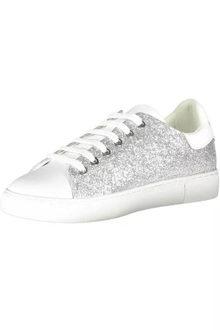 Emporio Armani Shoes Silver Lure Sports Sneakers with Contrasting Details