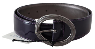 Exte Accessories Purple / 85 cm / 34 Inches / Material: 100% WX Elegant Purple Leather Waist Belt
