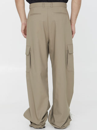 Ow Emb Drill Cargo Pants