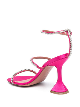 Amina Muaddi Sandals Fuchsia