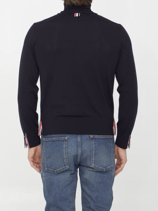 Navy Wool Turtleneck