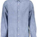 Elegant Light Blue Long Sleeve Shirt