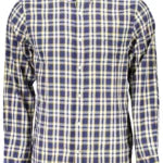 Refined Blue Cotton Long Sleeve Shirt