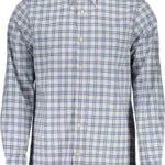 Sophisticated Blue Long-sleeved Shirt