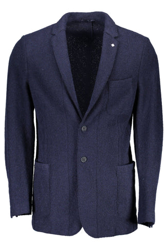 Elegant Long Sleeve Wool-blend Jacket