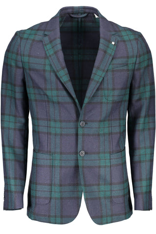 Timeless Green Wool-blend Long Sleeve Jacket