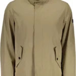 Chic Beige Long Sleeve Sport Jacket