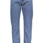 Sophisticated Blue Cotton Jeans