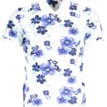 Elegant White Short Sleeve Polo For Men