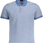 Elegant Blue Short-sleeved Polo