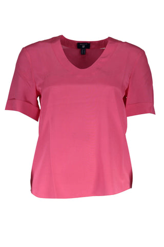 Pink Silk Women Tshirt