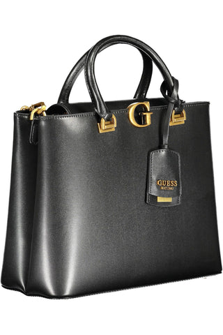 Elegant Black Chain-strap Tote Bag