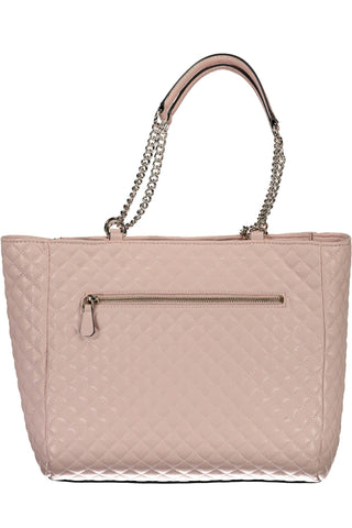 Chic Pink Chain-handle Shoulder Bag