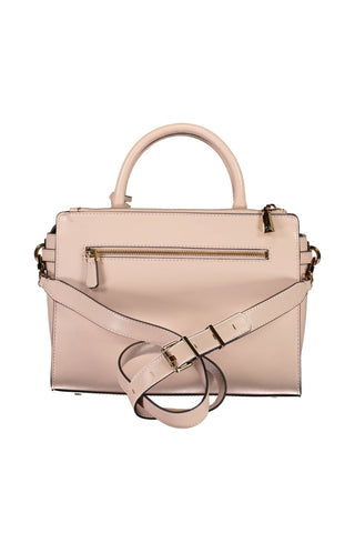 Chic Pink Guess Handbag With Contrasting Details