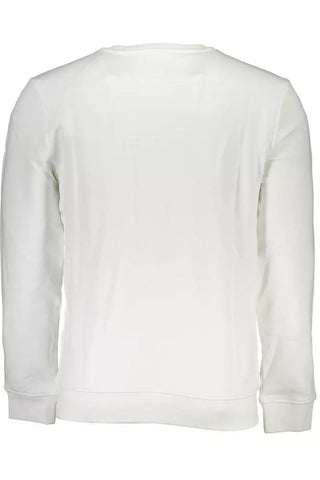 Sleek White Crewneck Sweatshirt