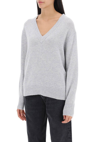 Guest In Residence Earrings Grey / s the v cashmere sweater