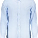 Elegant Light Blue Button-down Shirt