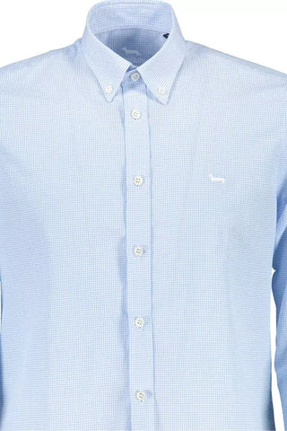 Elegant Light Blue Button-down Shirt