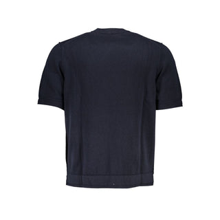 Hugo Boss Clothing Elegant Short Sleeved Sweater with Contrast Details