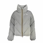 Gray Polyester Jackets & Coat