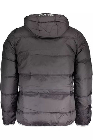 La Martina Clothing Sleek Polyamide Jacket with Detachable Hood