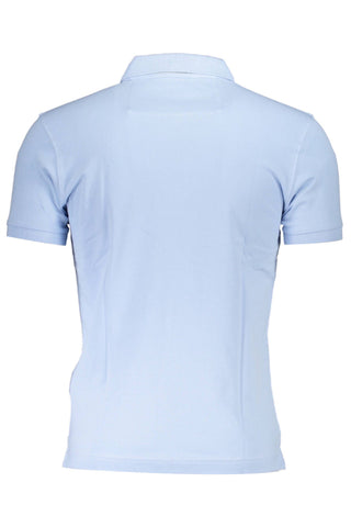 Sleek Slim-fit Light Blue Polo Shirt