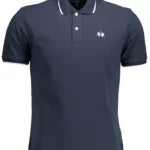 Elegant Contrasting Detail Polo Shirt