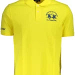 Elegant Yellow Cotton Polo Shirt