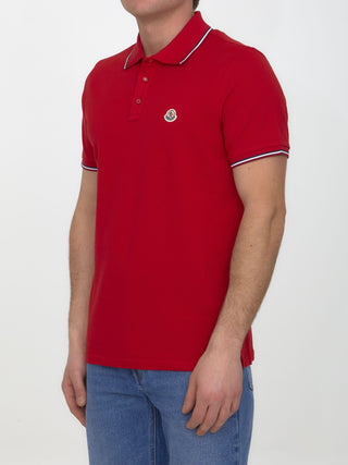 Moncler Clothing Cotton polo shirt with logo