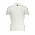 Elegant White Polo With Contrast Details
