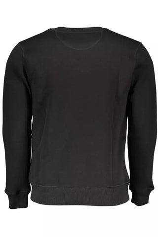 Elevated Casual Black Sweatshirt With Print