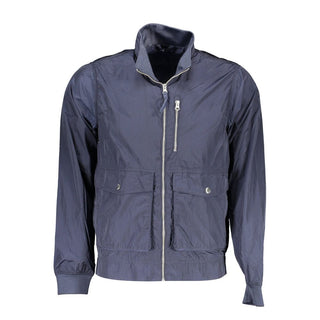 Blue Polyester Jacket