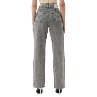 Patrizia Pepe Clothing Gray / W26 Gray Cotton Jeans & Pant