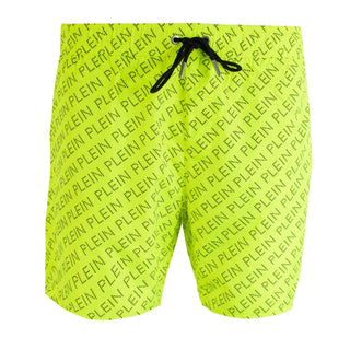 Philipp Plein Clothing Yellow / L Printed Fluo Boxer Swim short