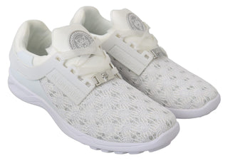 Philipp Plein Shoes White / EU37/US6.5 / Material: Polyester Trendy White Beth Sneakers for Women