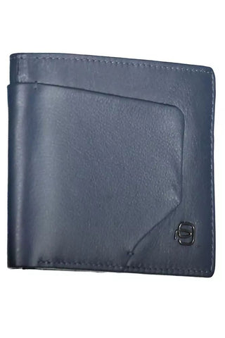 Sleek Dual-compartment Leather Wallet With Rfid Block