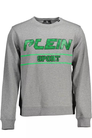 Plein Sport Clothing Sophisticated Gray Long-Sleeve Sweatshirt