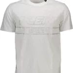 Plein Sport Clothing White / L Pristine White Cotton Tee with Bold Accents