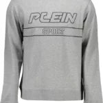 Gray Cotton Men Sweater