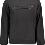 Sleek Black Designer Sweatshirt