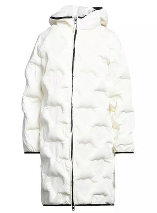 Chic Quilted Heart Long Down Jacket