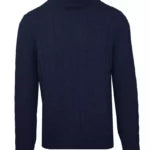 Elegant Wool-cashmere Men's Turtleneck Sweater